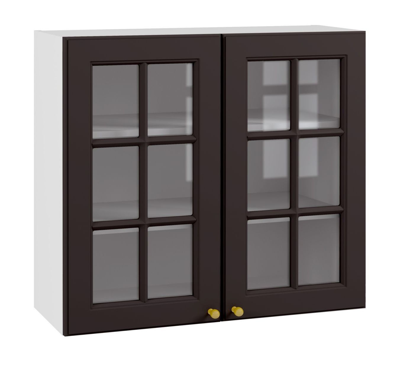 Bristol Witryna Wisząca G2V-80 Szpros Czarny Mat