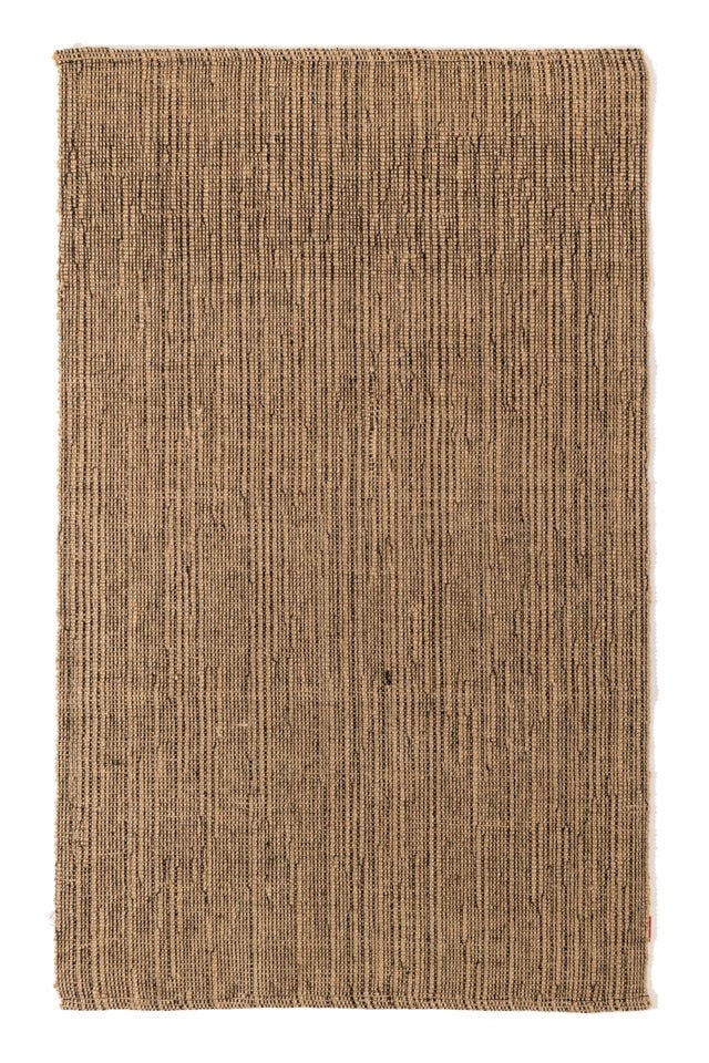 Dywanik Dekoracyjny Natural Dark 80X130 Cm Beżowy/Czarny