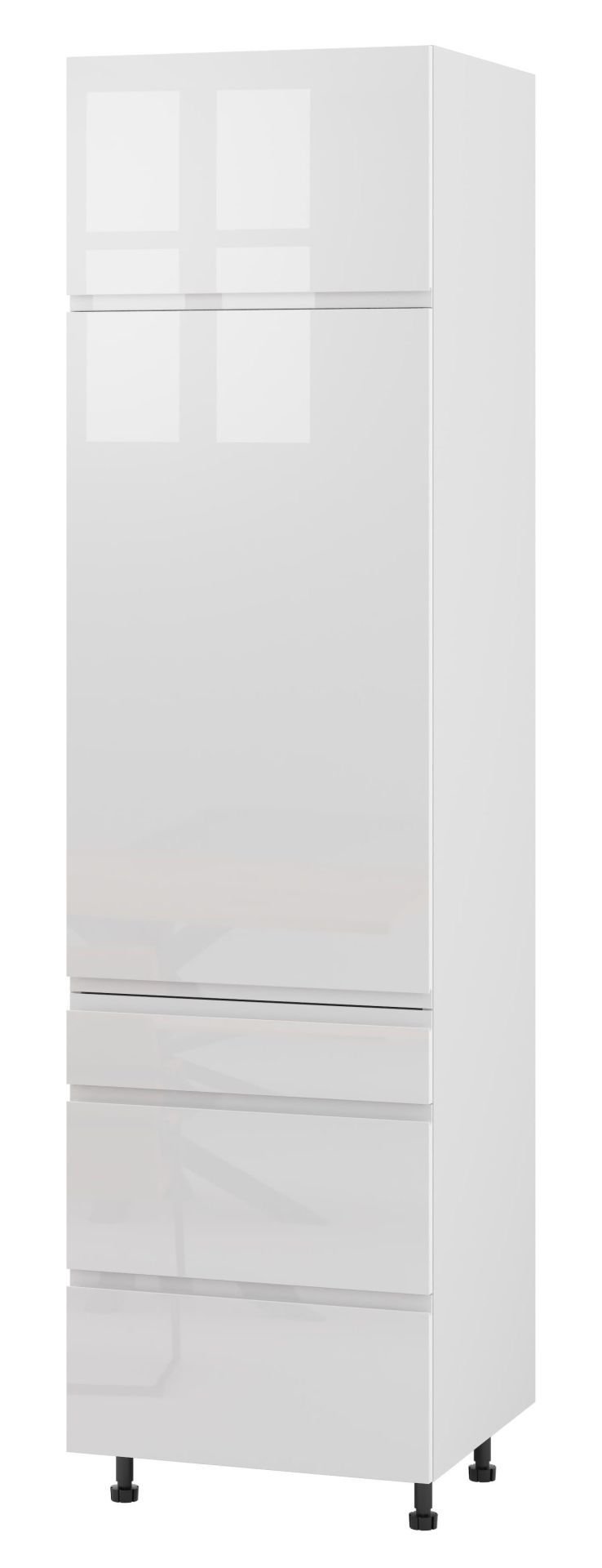 Alba Słupek Wysoki Lewy Ds3-60-220 Blum Biały Połysk