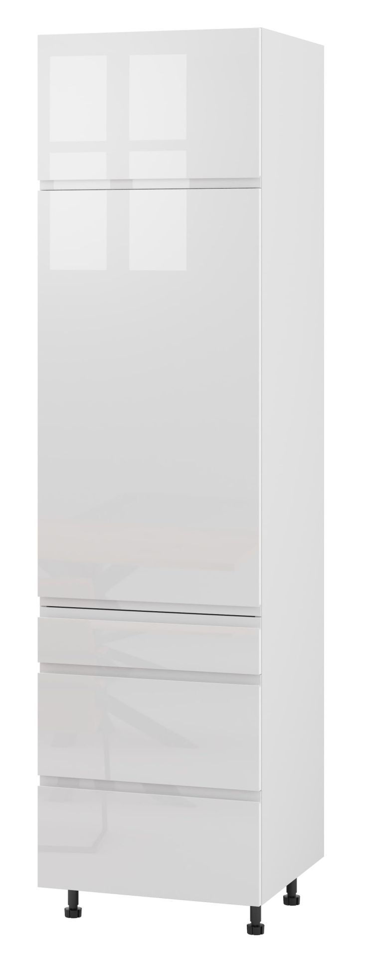 Alba Słupek Wysoki Lewy Ds3-60-220 Hk-Xs Blum Biały Połysk