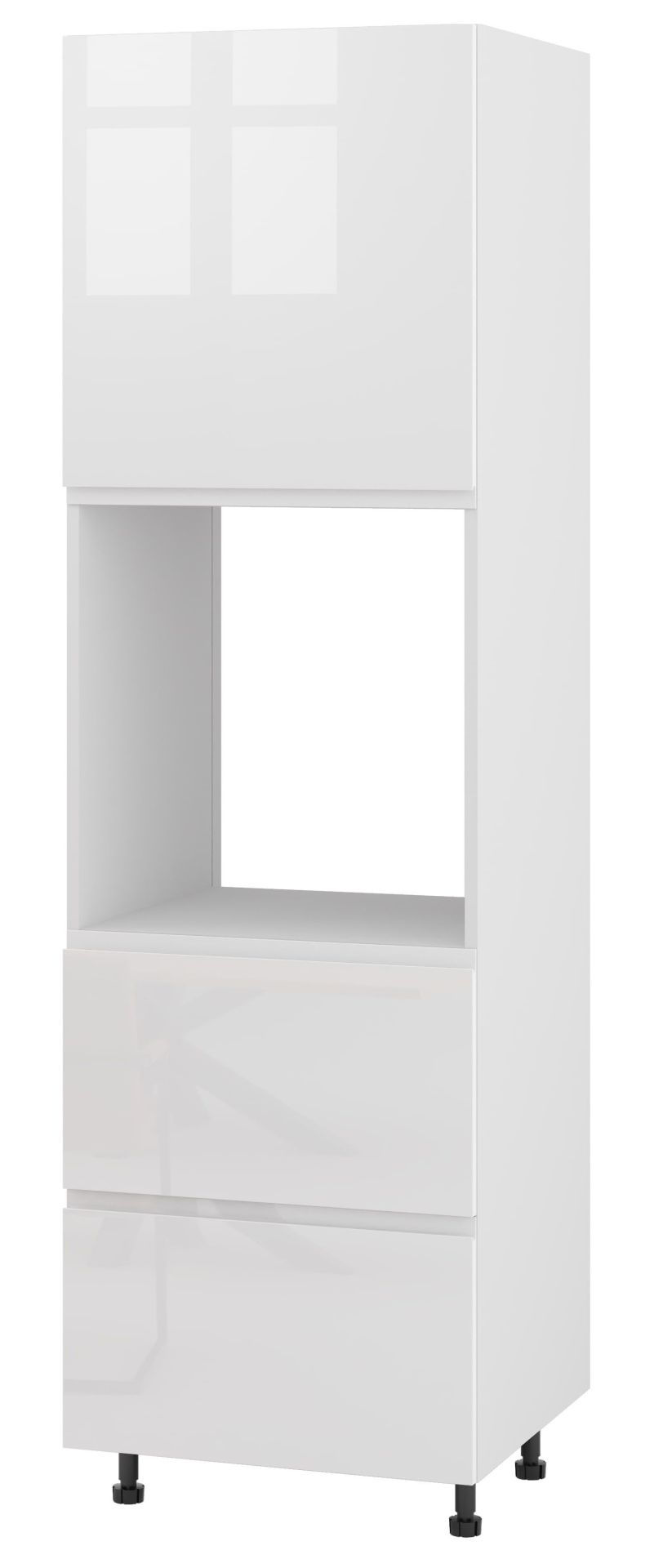 Alba Słupek Lewy Dps2-60-197 Modernbox Biały Połysk