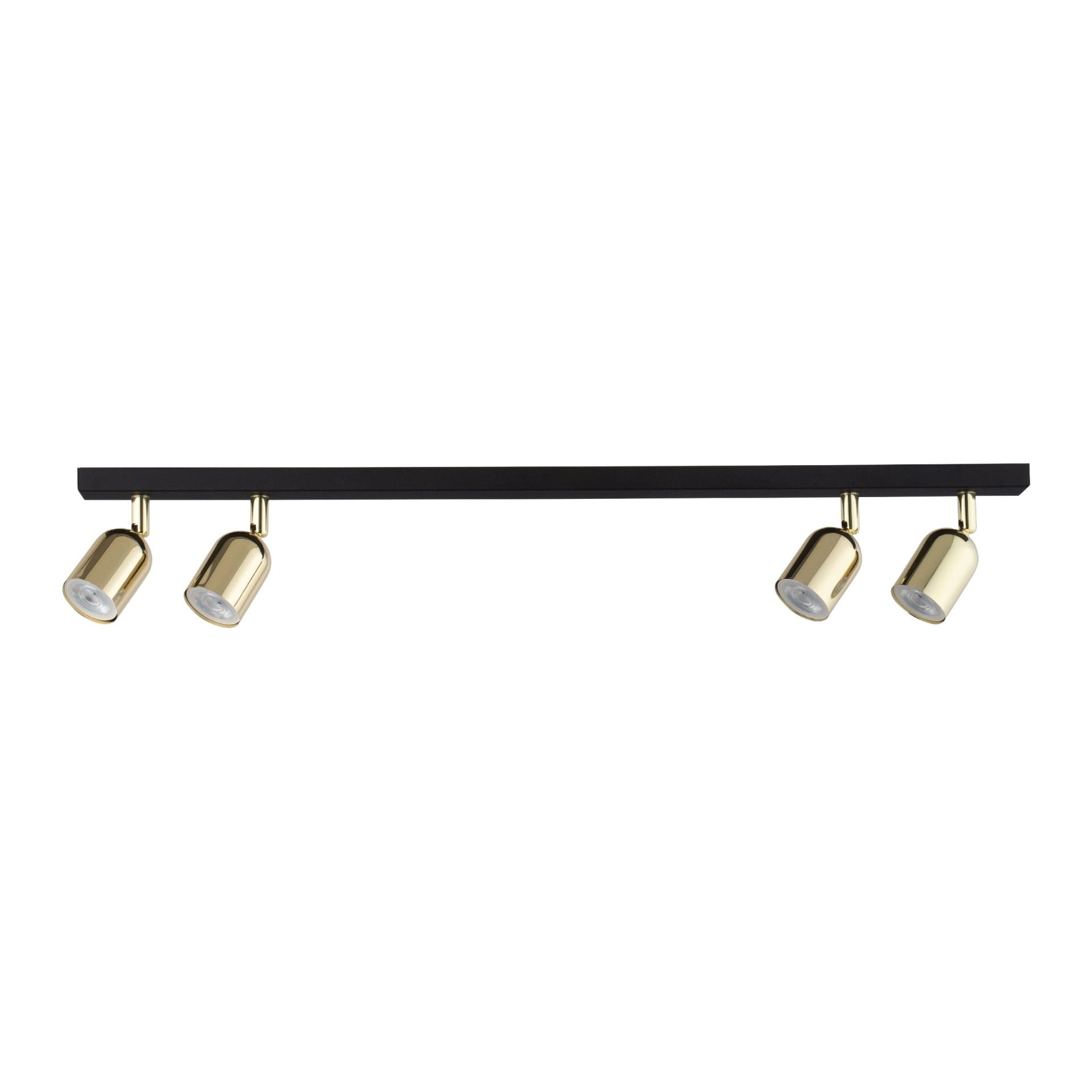 Lampa Sufitowa Top Black Gold 5619 4 Pł 3Xgu10 Czarna/Złota