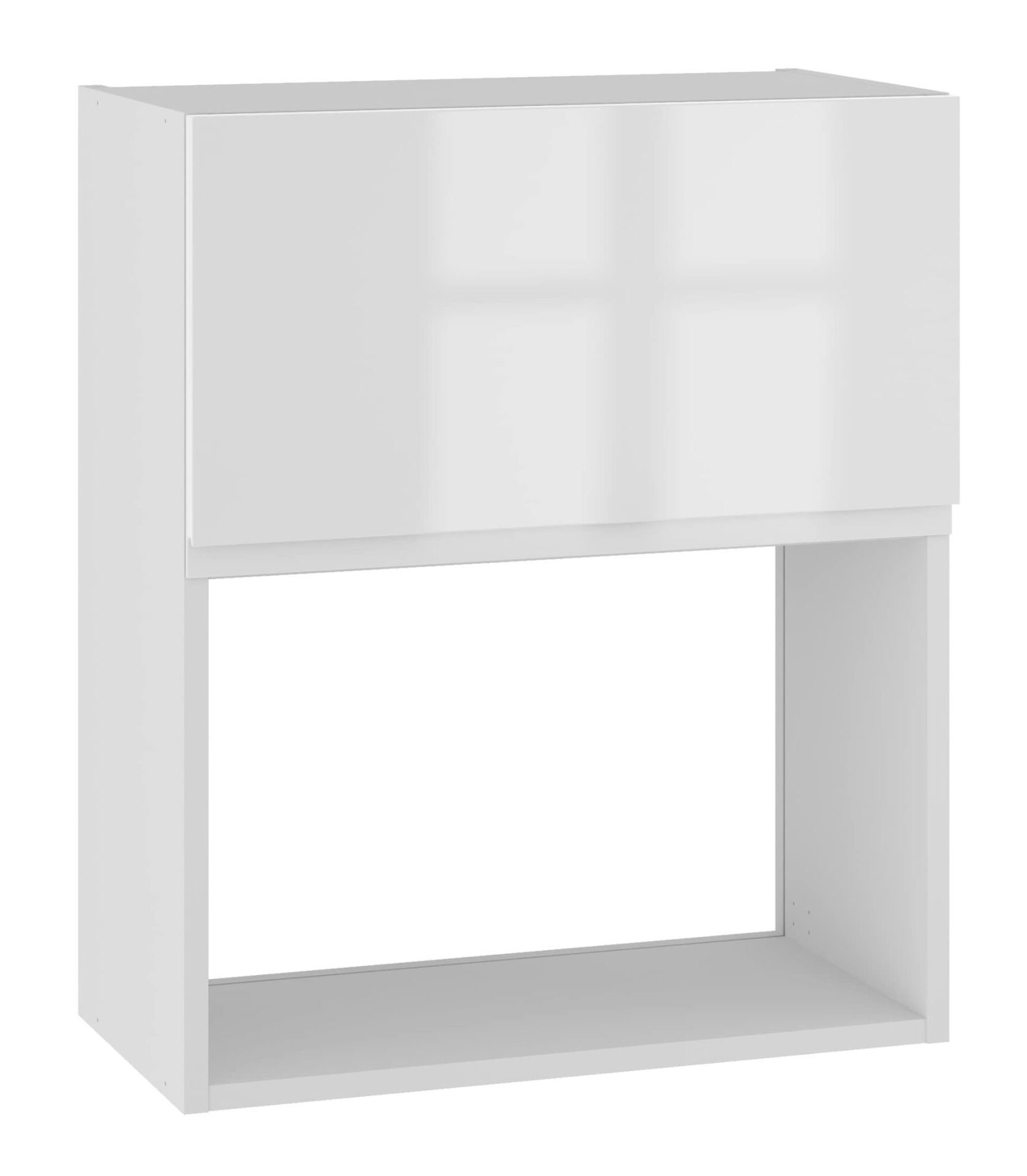 Alba Szafka Wisząca Pod Zabudowę Mikrofalówki Prawa Gm-60-H92 Biały Połysk