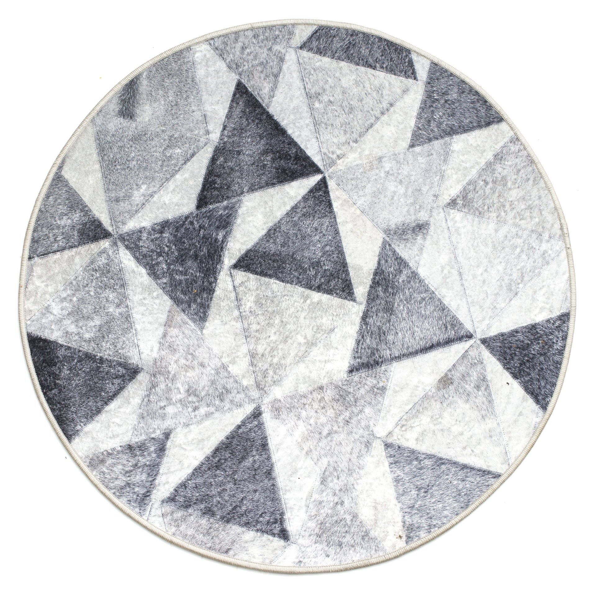 Dywanik Dekoracyjny Sevilla Triangle 80X80 Cm Szary