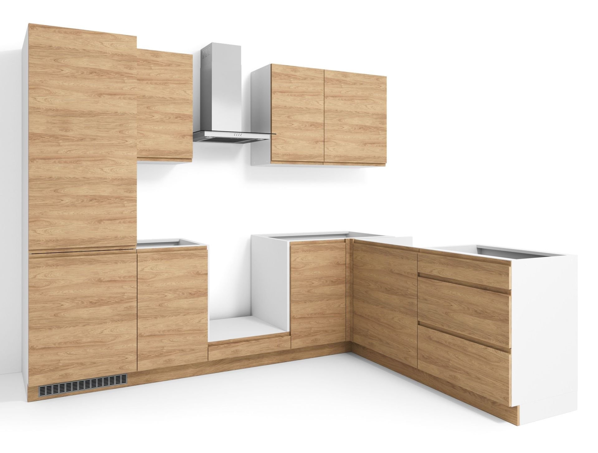 Zestaw Mebli Kuchennych Alba 280X180-P Hikora