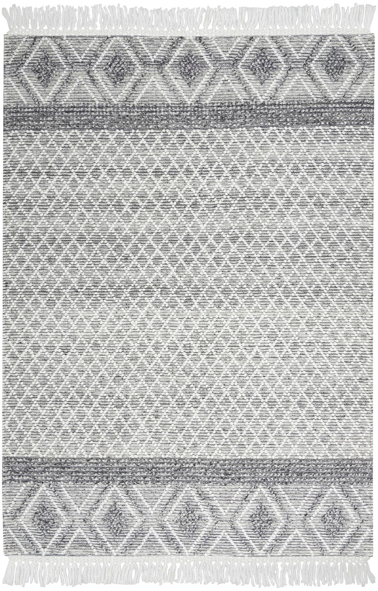 Nicole Curtis Geometric Grey Ivory
