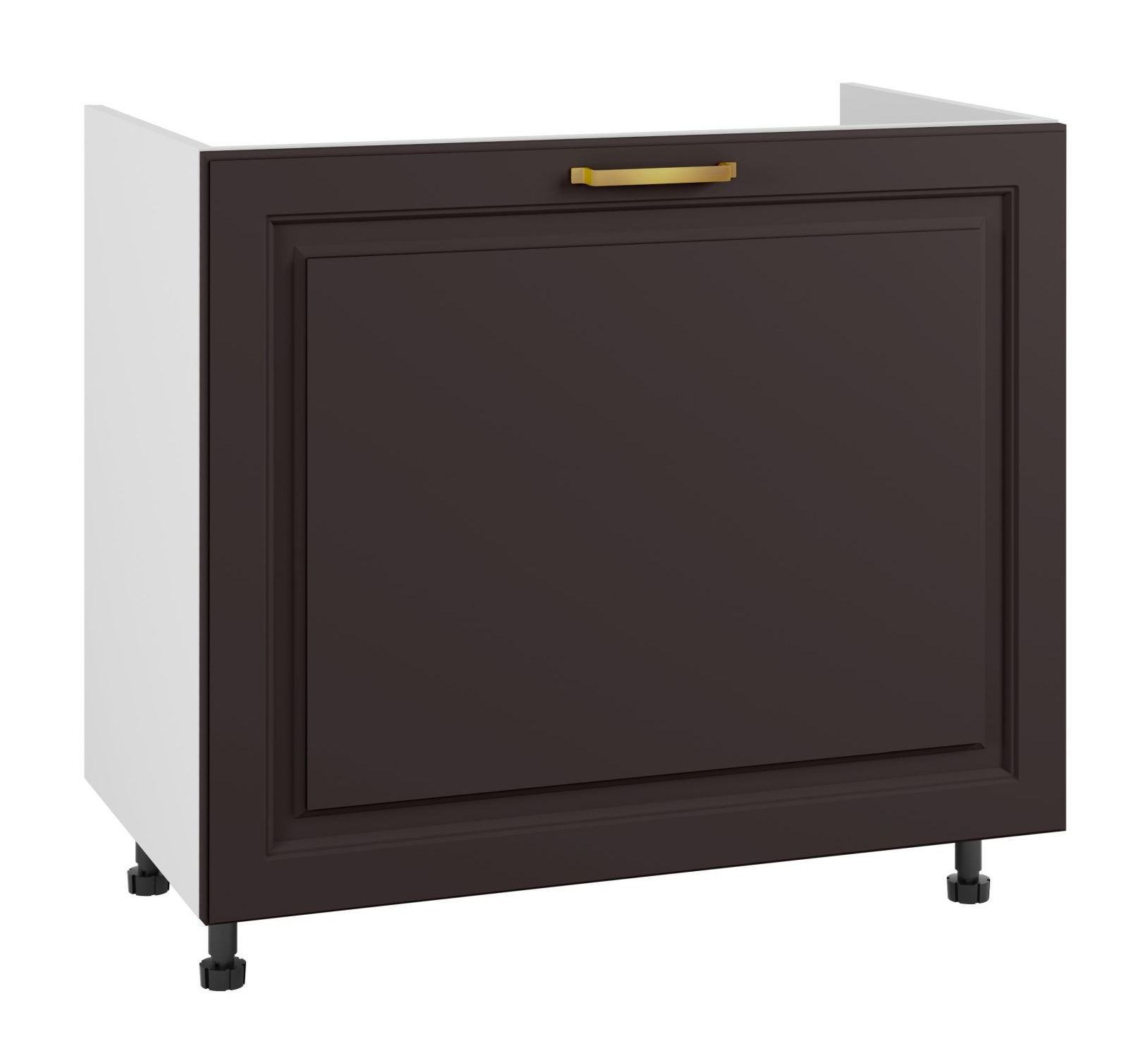 Bristol Szafka Dolna Pod Zlewozmywak Dzs-90 Modernbox Czarny Mat