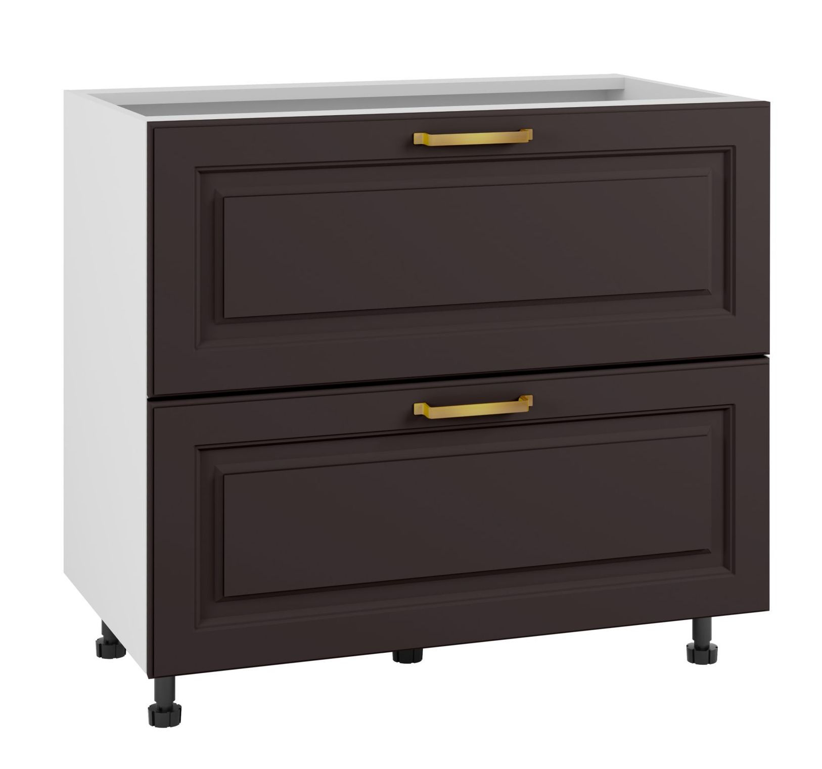 Bristol Szafka Dolna Ds-90-2W-1Wew Blum Czarny Mat