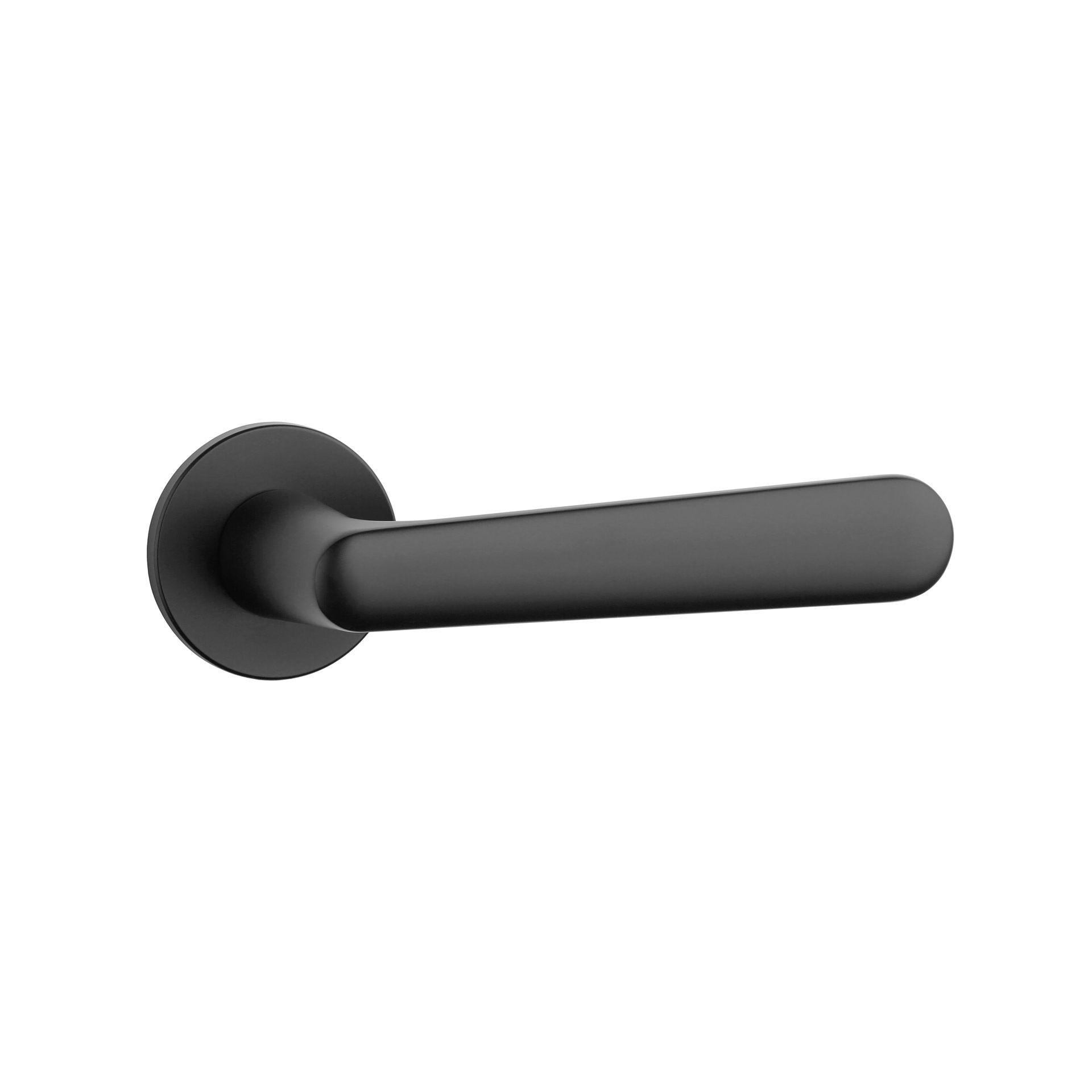 Klamka Aria R Super Slim Czarny Mat