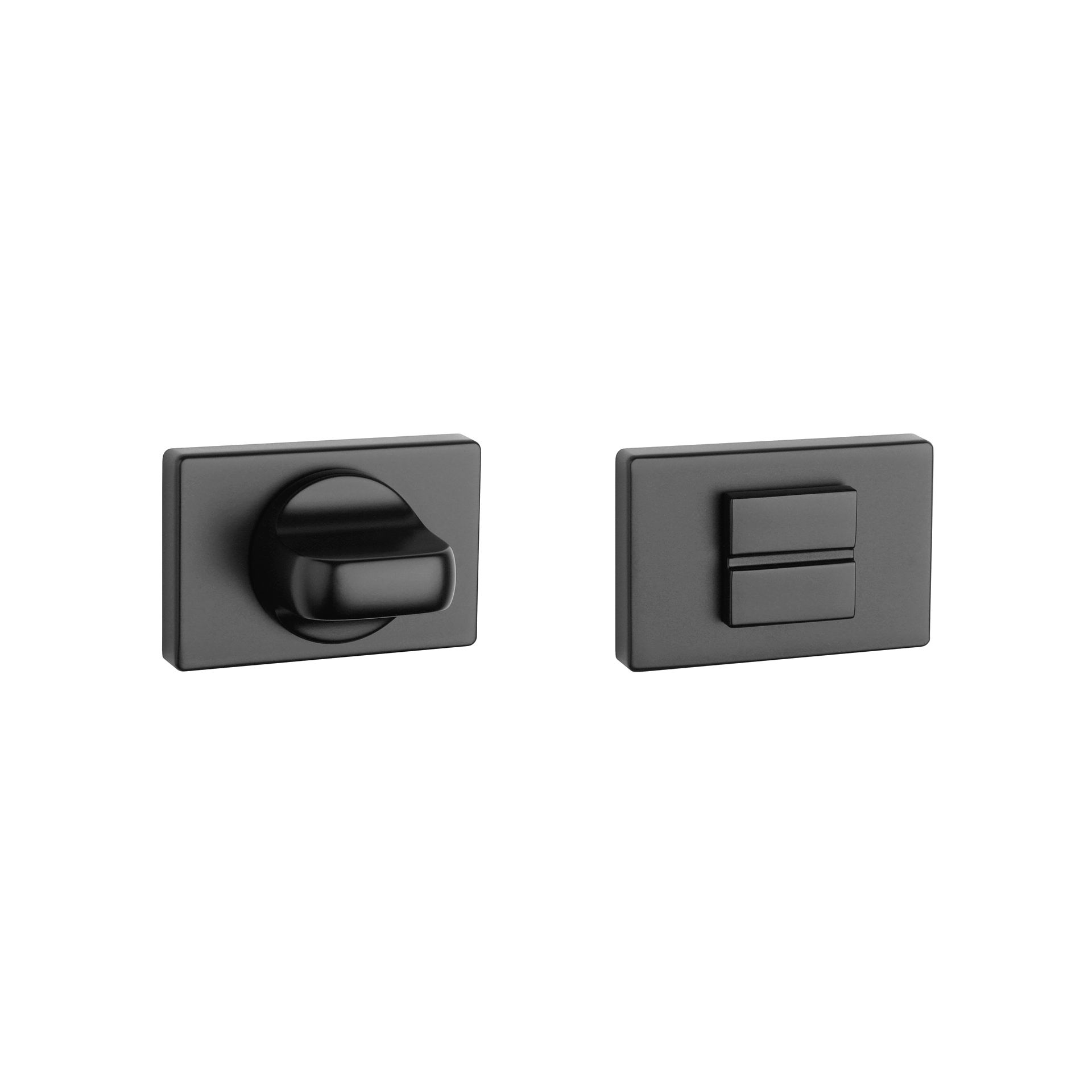 Rozeta Rt Slim Czarny Mat Wc 4X4