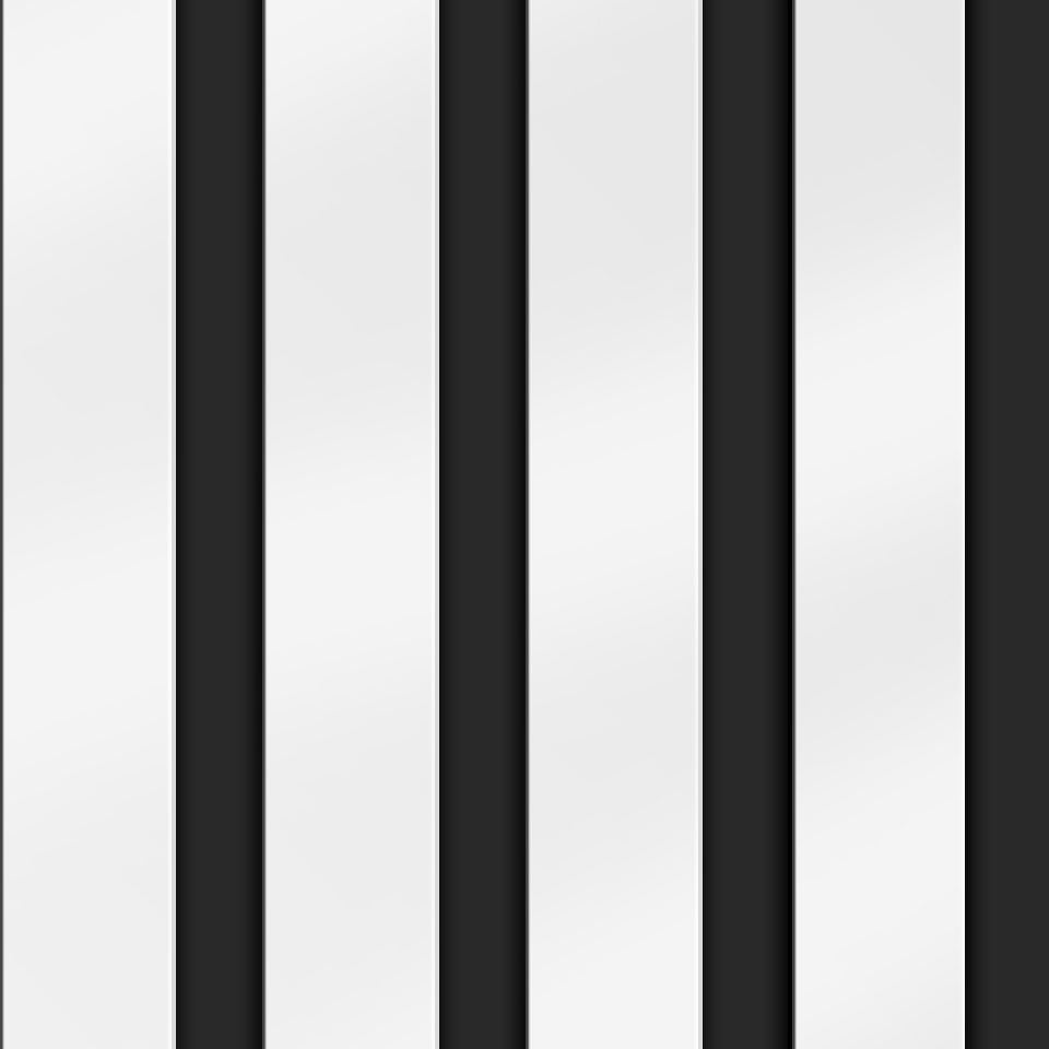 Panel Ścienny 3D Akustyczny Lamela Mdf Na Filcu Biały