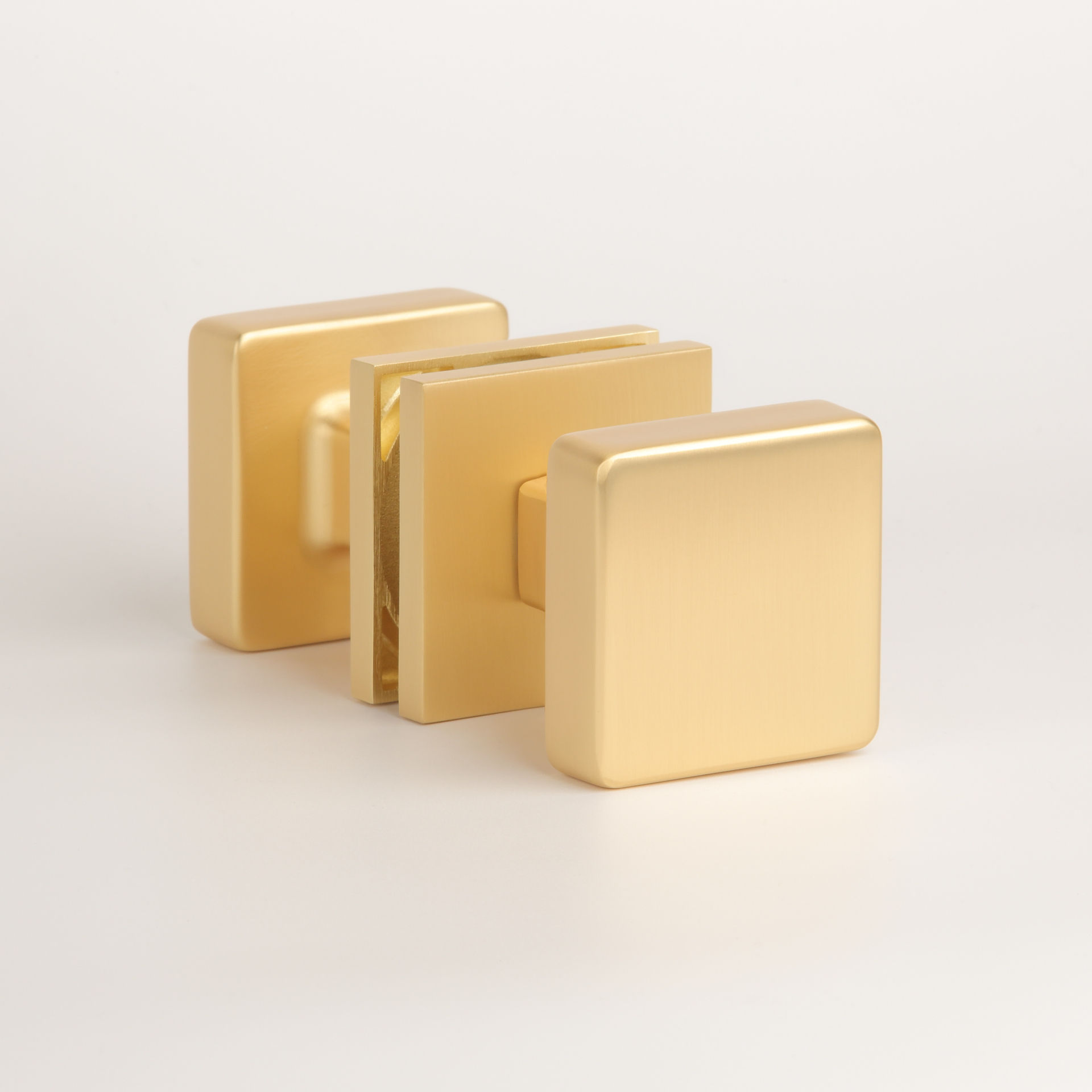 Gałka Mora Q Slim Złoty Mat Dwustr