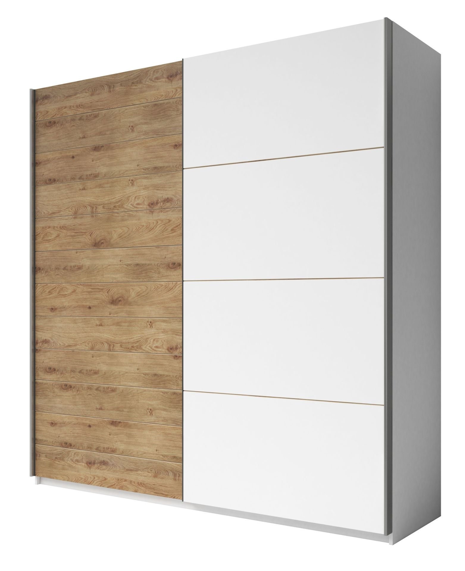 Szafa Galaxy 19 2D 270X210 Biały / Dąb Beaufort