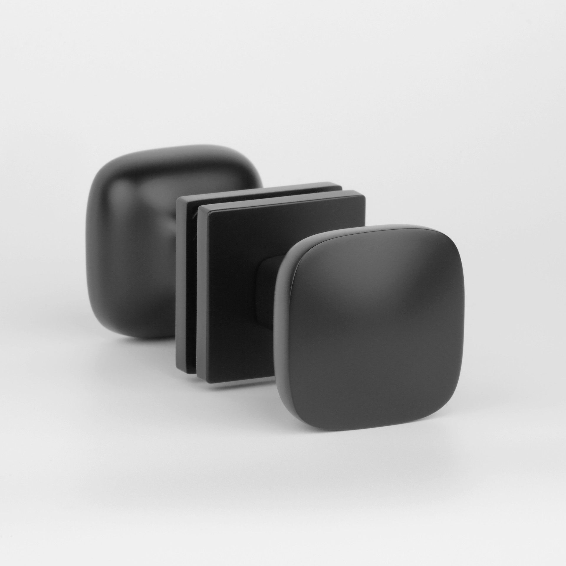 Gałka Querca Q Slim Czarny Mat Dwustr