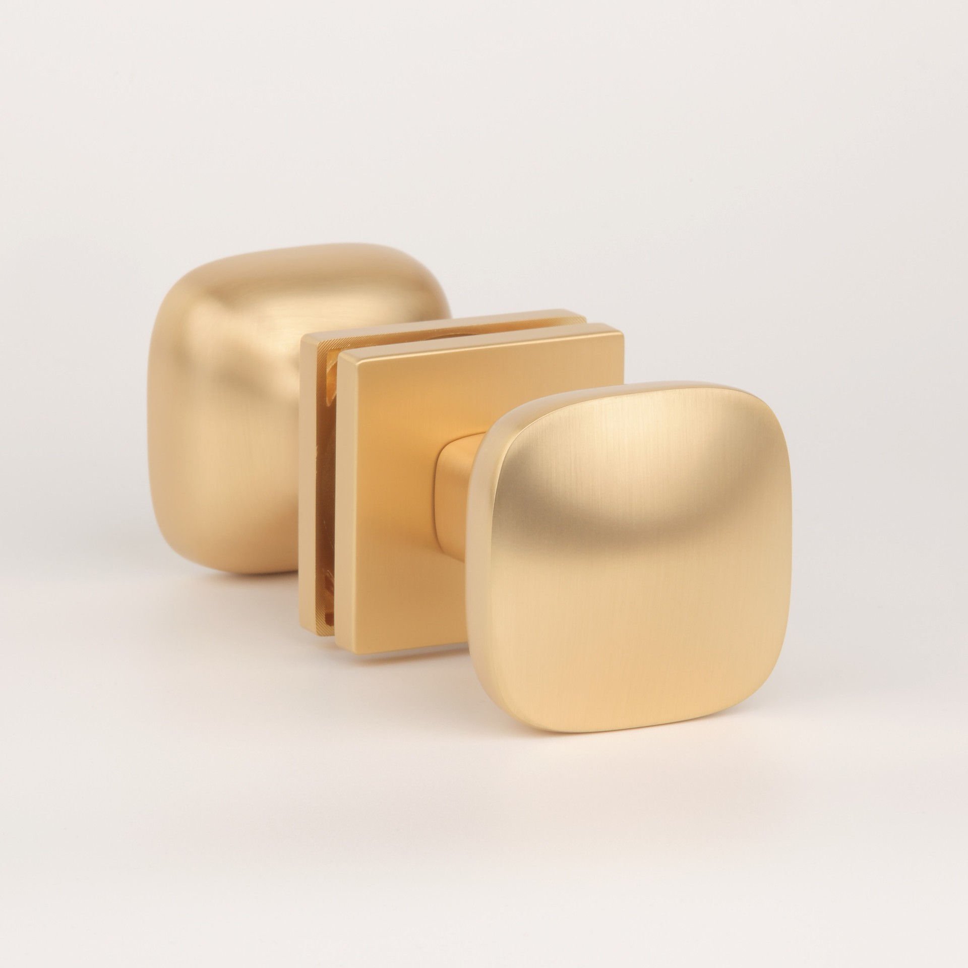 Gałka Querca Q Slim Złoty Mat Dwustr