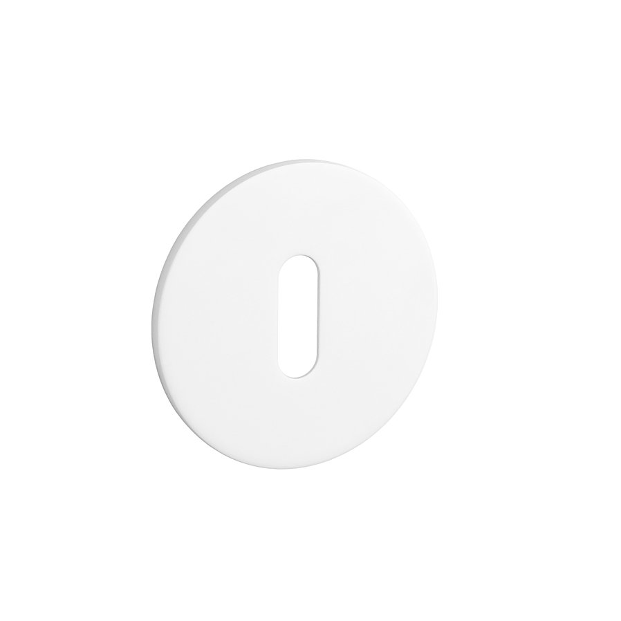 Rozeta Oval 1710 Biały Mat Klucz