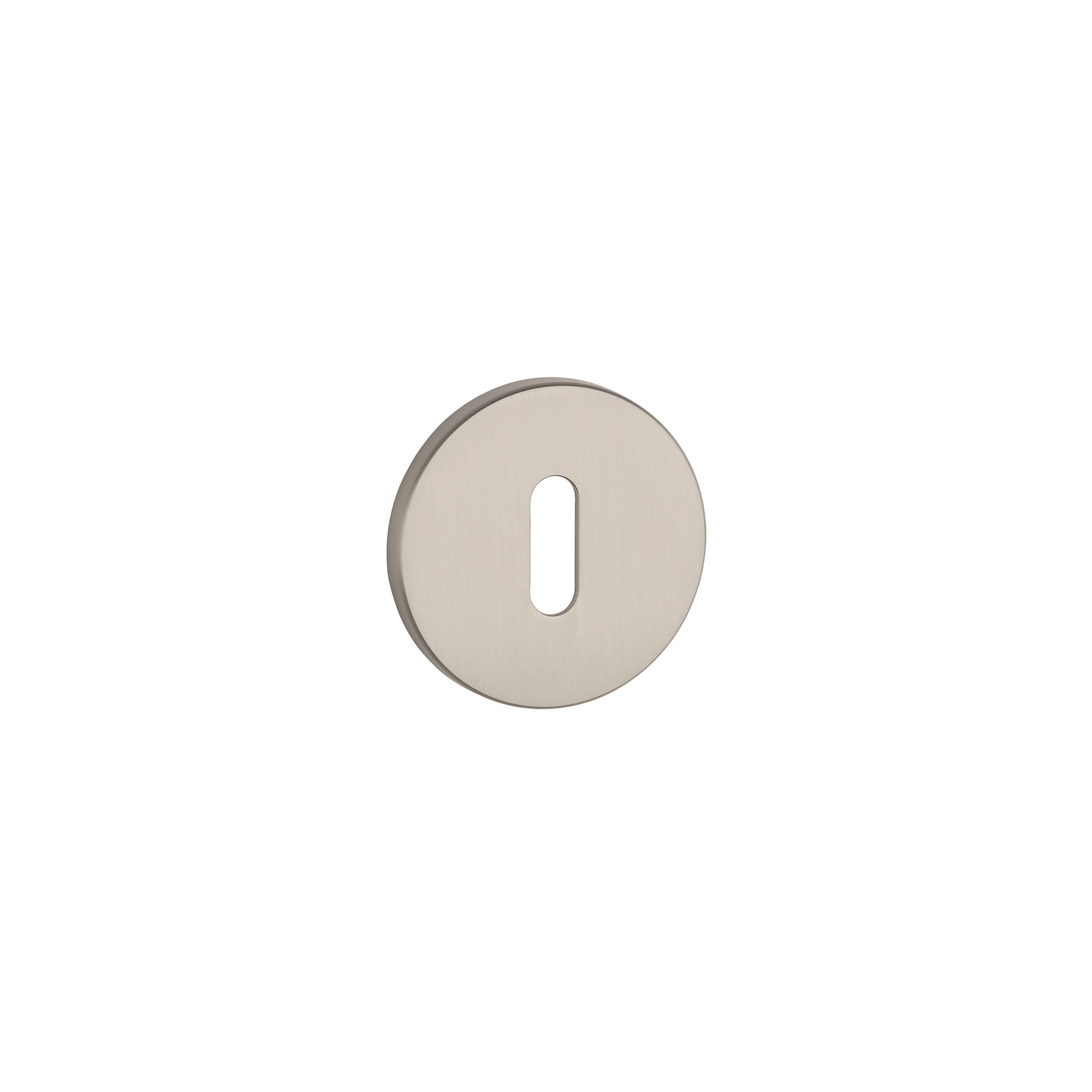 Rozeta R Super Slim Nikiel Klucz