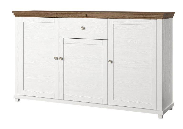 Komoda Evora 47 3D1S Jesion Abisko / Dąb Lefkas