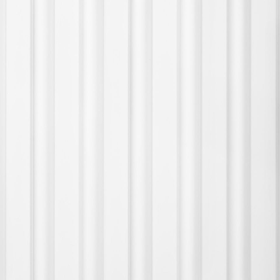 Panel Ścienny 3D Lamela Wodoodporna Largo 2M Biała L0301T