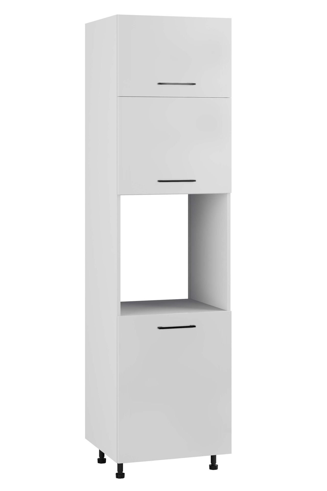 Siena Słupek Wysoki Pod Piekarnik Dp-60-220 Hk-Xs Blum Biały Mat