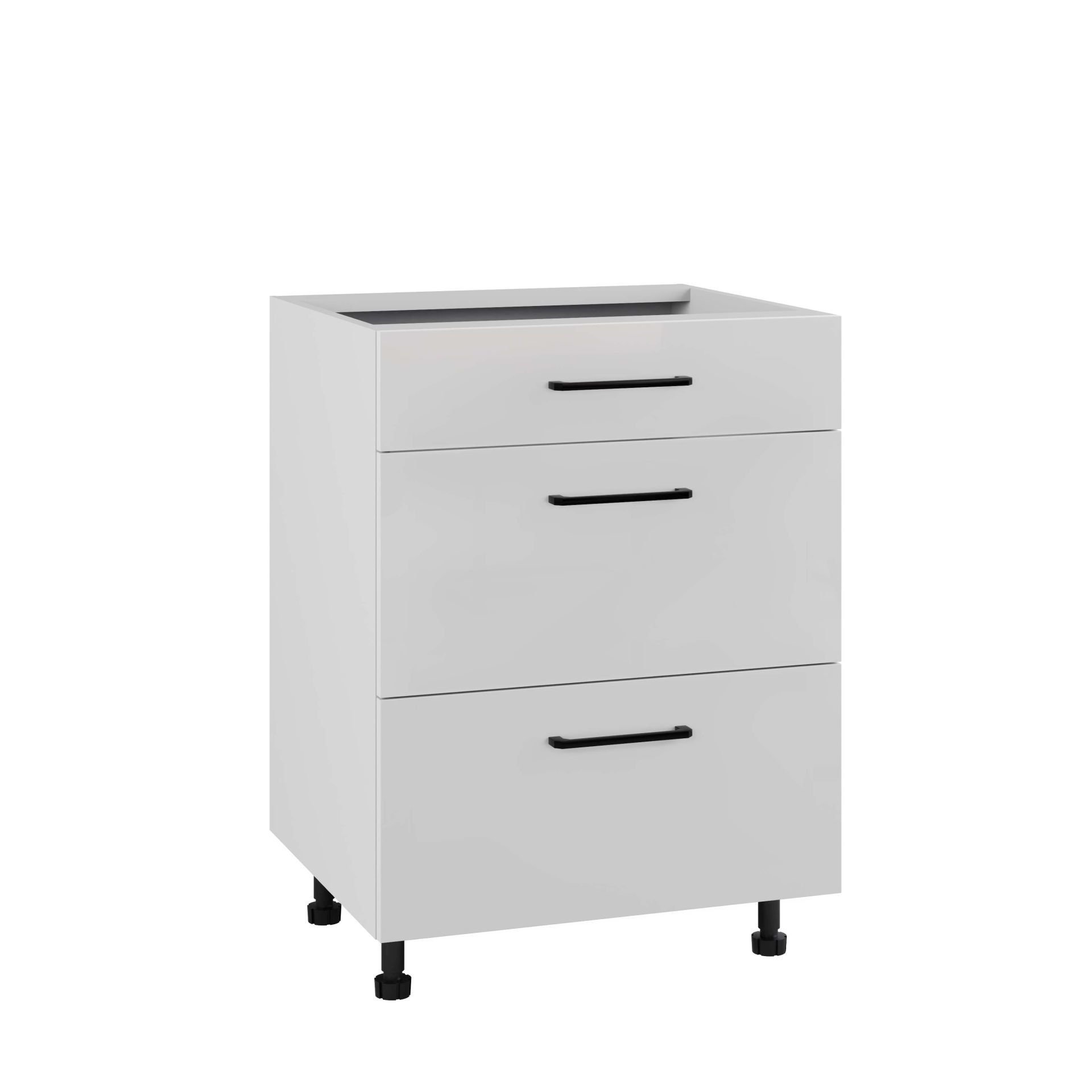 Siena Szafka Dolna Ds-60-2W-1N Metabox Biały Mat