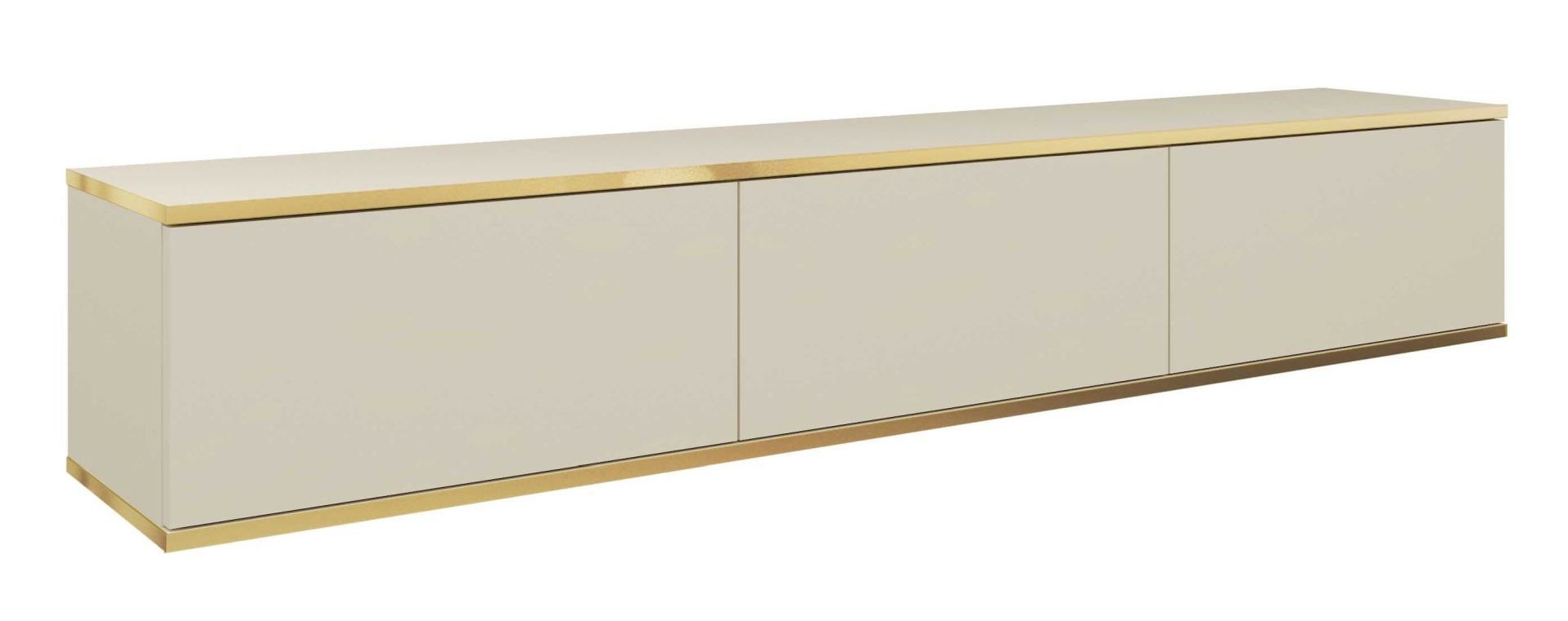 Szafka Rtv Oro 175 Złoty / Beż Piaskowy