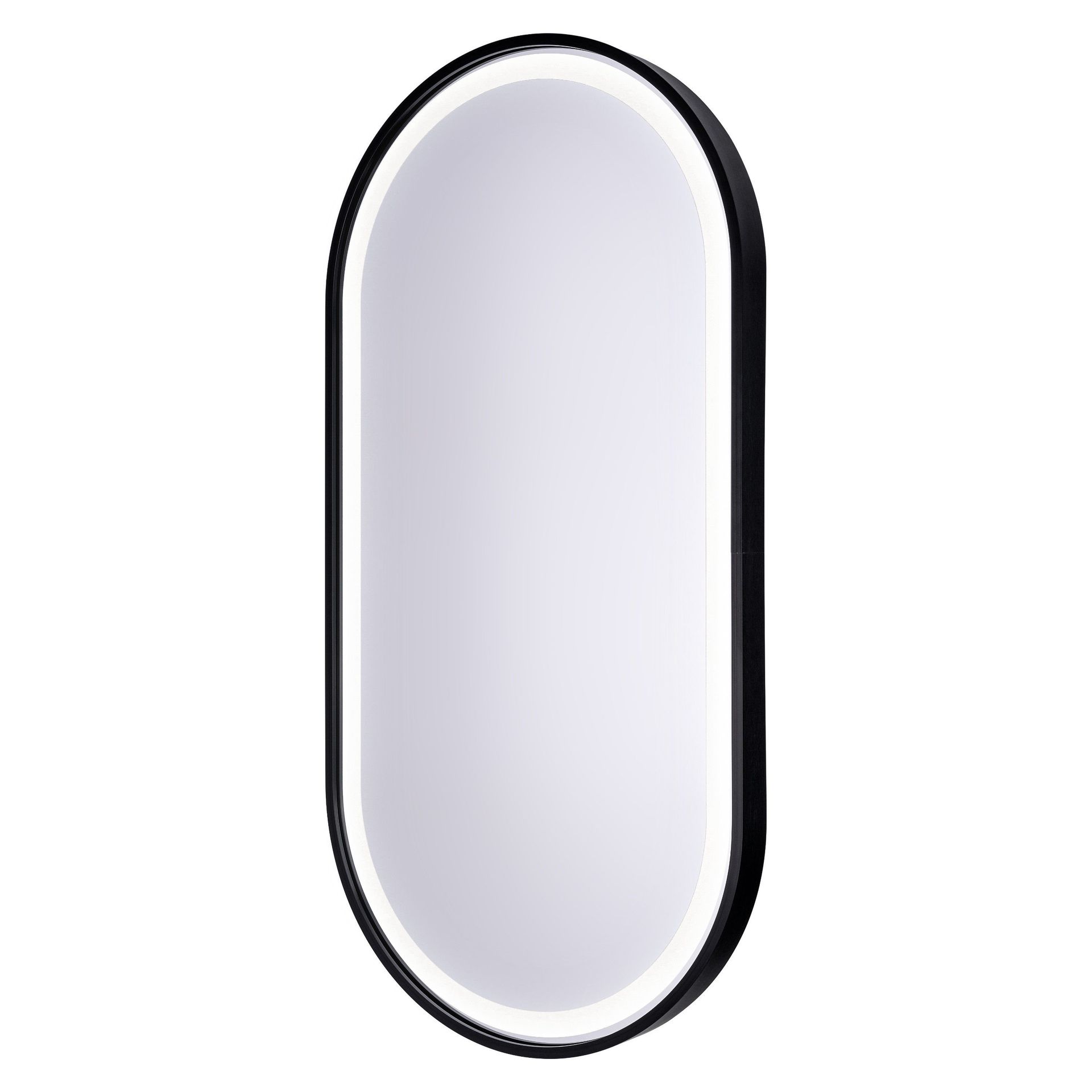 Lustro Łazienkowe Led 40 Dubiel Vitrum Solaris Black