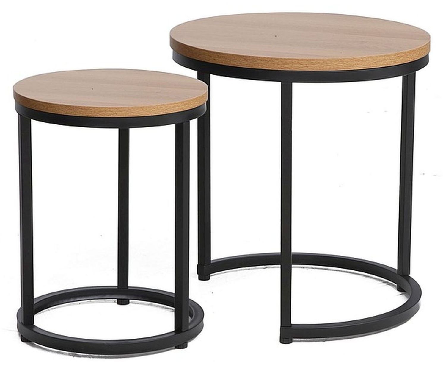 Zestaw Ław Hola Czarny / Dąb