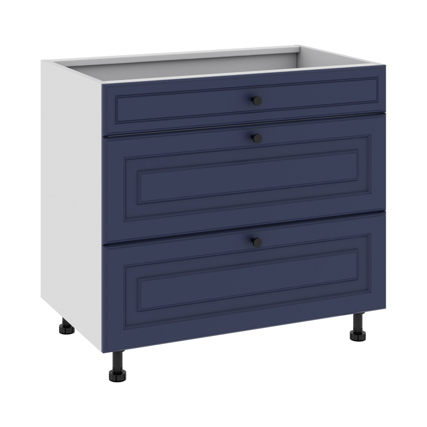 Matera Szafka Dolna Ds-90-2W-1N Blum Granatowy Mat