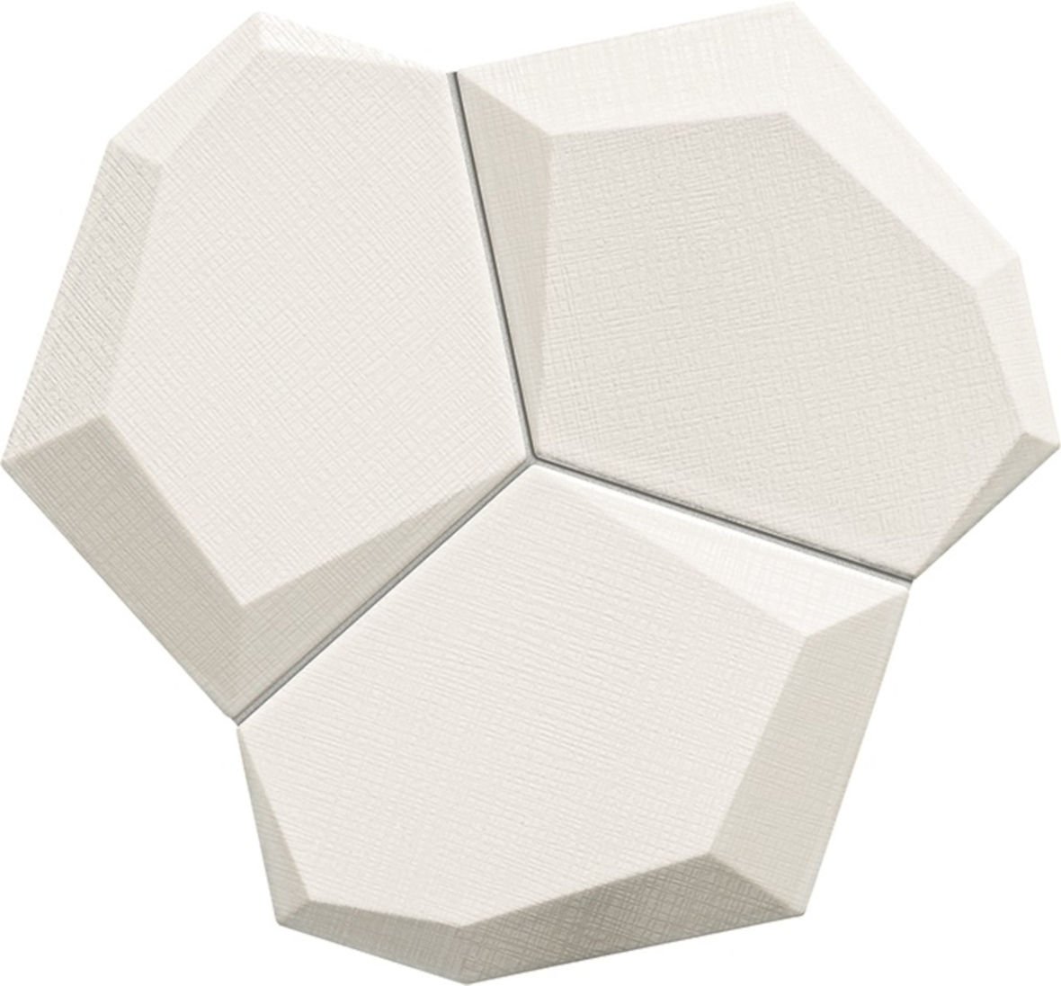 Mozaika Sabaudia White Mat 21X19 Arte