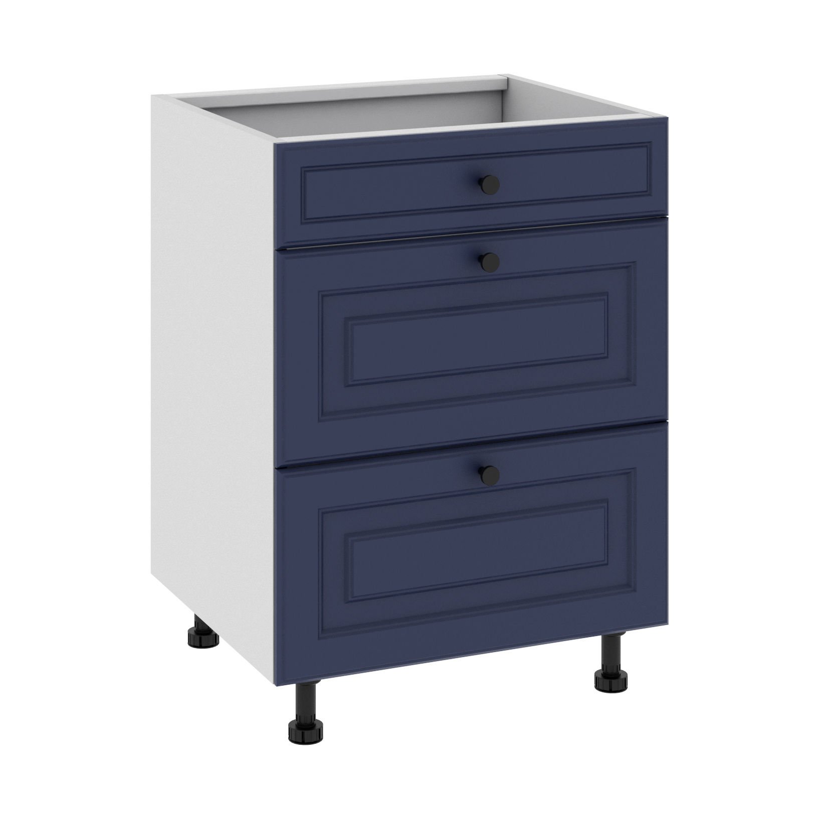 Matera Szafka Dolna Ds-60-2W-1N Blum Granatowy Mat