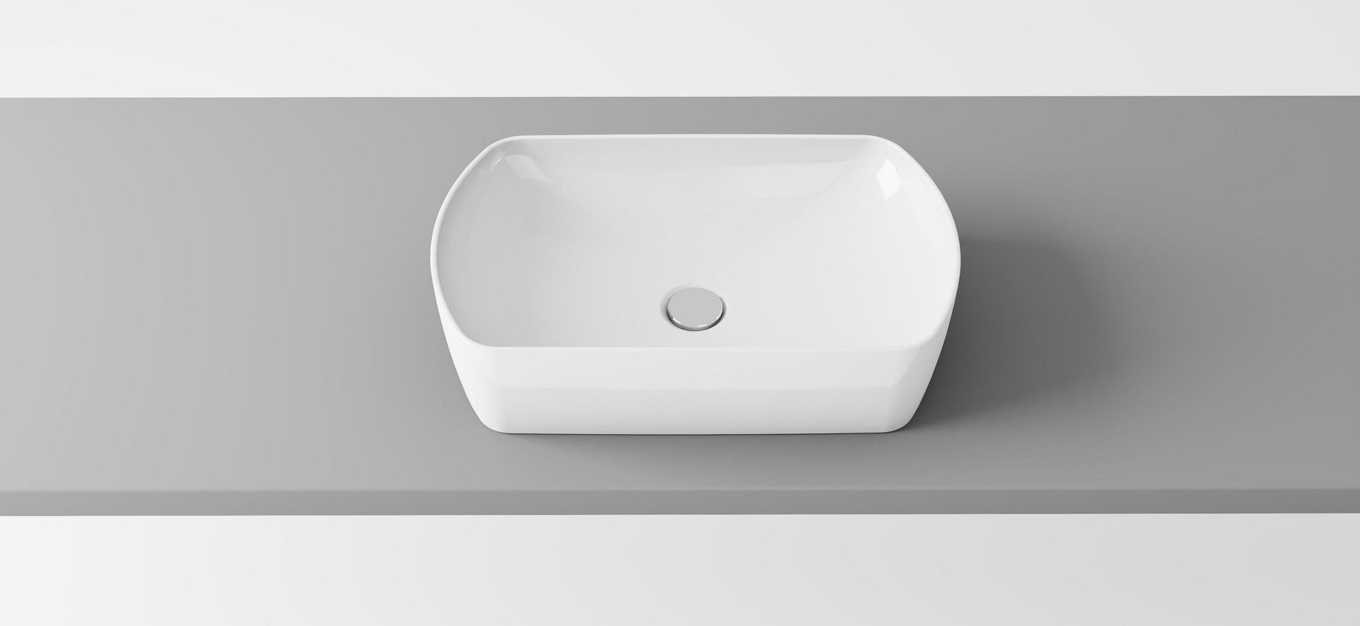 Umywalka Nablatowa 50 Vitalle Lukka Oval