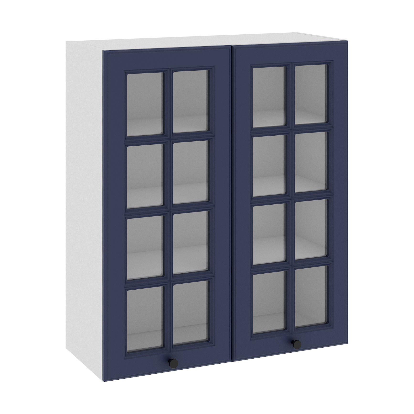 Matera Witryna Wisząca Wysoka Gv-80-H92 Granatowy Mat