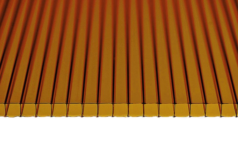 Poliwęglan komorowy 2000x1050 brązowy 10 mm