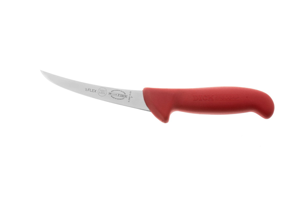 Dick Ergogrip nóż trybownik wygięty półelastyczny  13 cm  czerwony 8298213 3