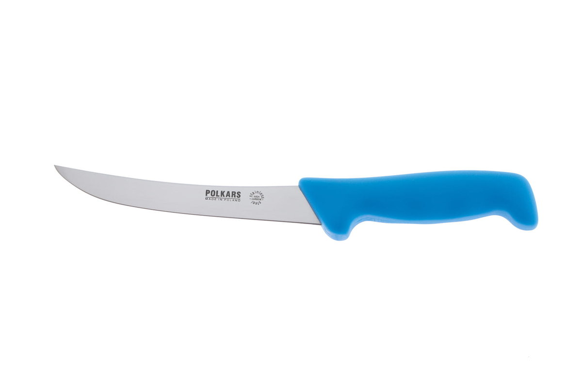 Polkars nóż masarski  nr. 16 niebieski (15cm)