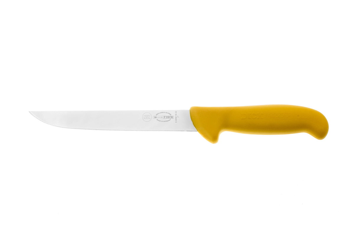 Dick Ergogrip nóż trybownik szeroki  18 cm żółty 8225918