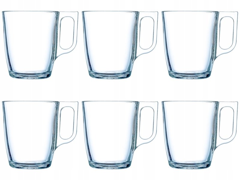 SZKLANKI filiżanka 6x 320 ml na kawę soki LUMINARC