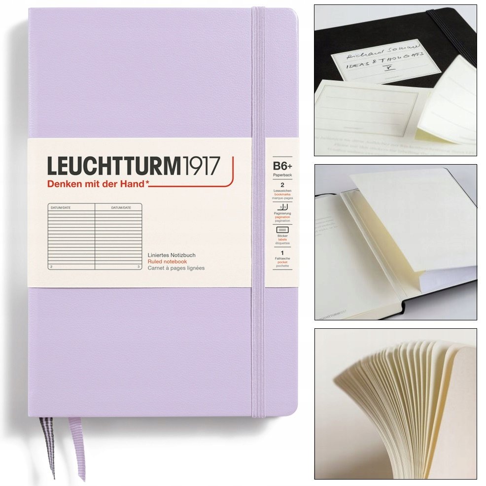 Leuchtturm1917 Notatnik Notes Twardy B6 Linia