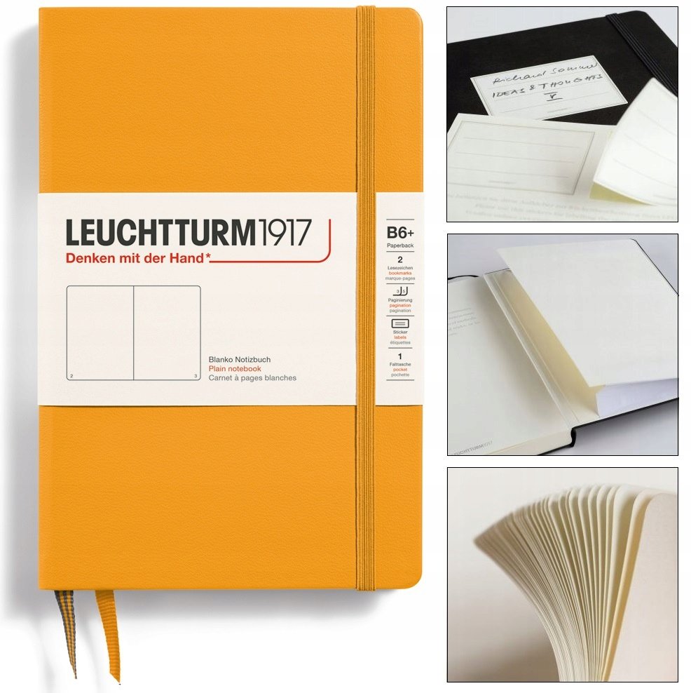Leuchtturm1917 Notatnik Notes Twardy B6 Gładki