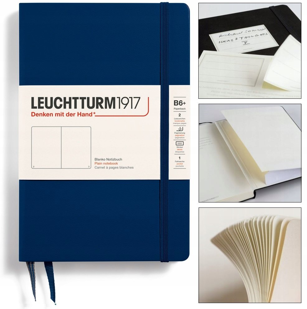 Leuchtturm1917 Notatnik Notes Twardy B6 Gładki