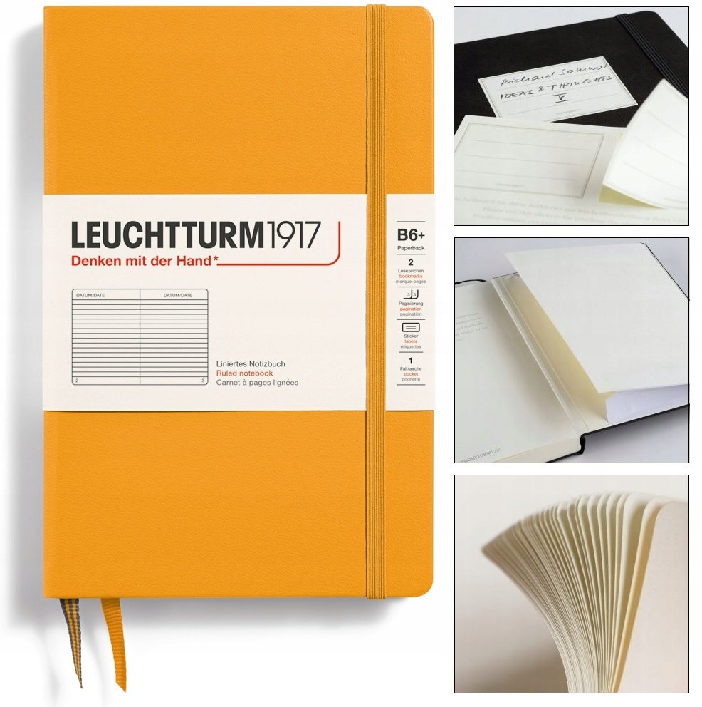 Leuchtturm1917 Notatnik Notes Twardy B6 Linia