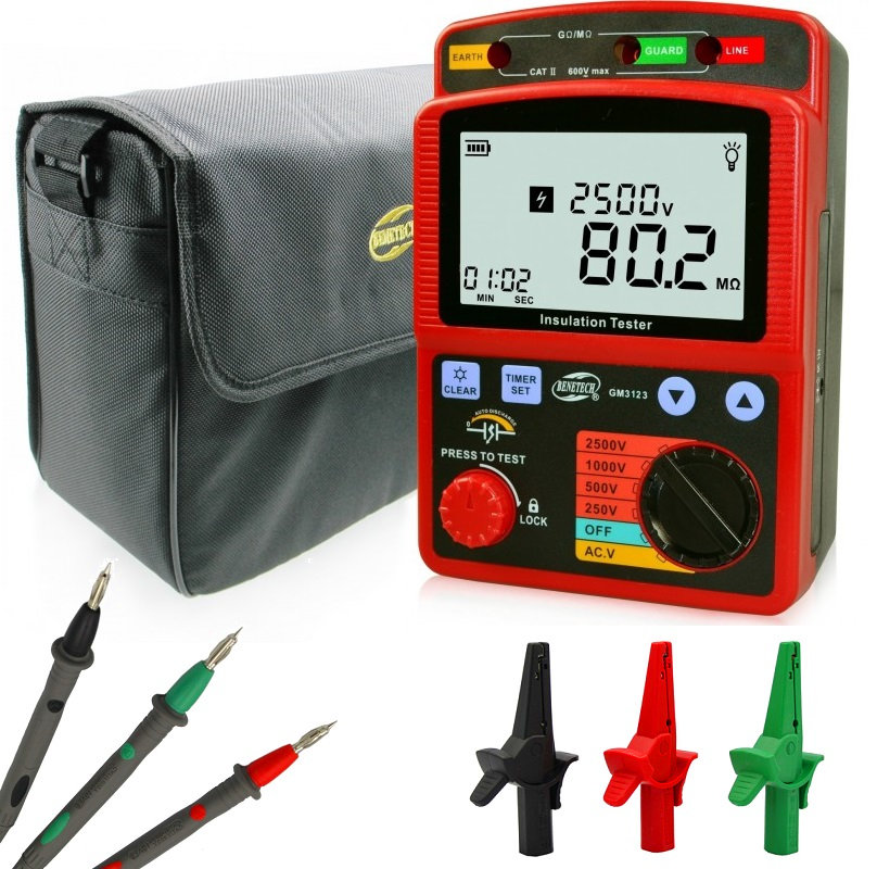 Miernik Rezystancji Izolacji Tester 100G Benetech