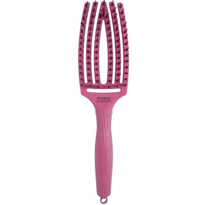 Olivia Garden Fingerbrush Szczotka z Włosiem Dzika Bright Pink