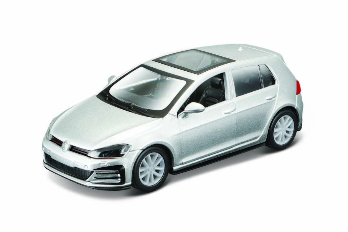 Maisto, model do składania Volkswagen Golf Gti 2017, srebrny