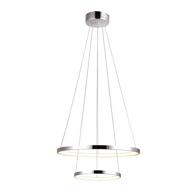 Podwójna modernistyczna lampa chrom - V082 W0-H07