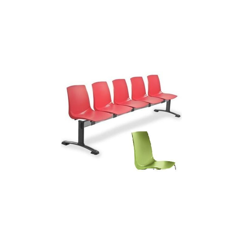 Ławka ARI 5 osobowa - zielona