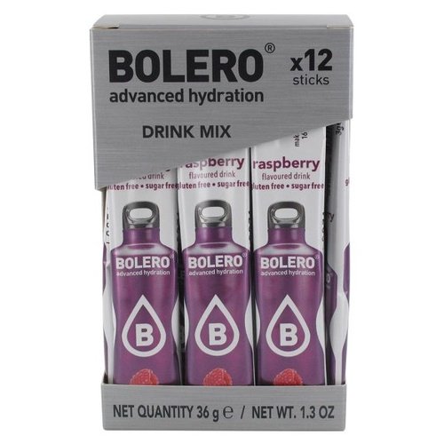 BOLERO Bolero Napój koncentrat 1 kcal Malina 6g x 12 saszetek