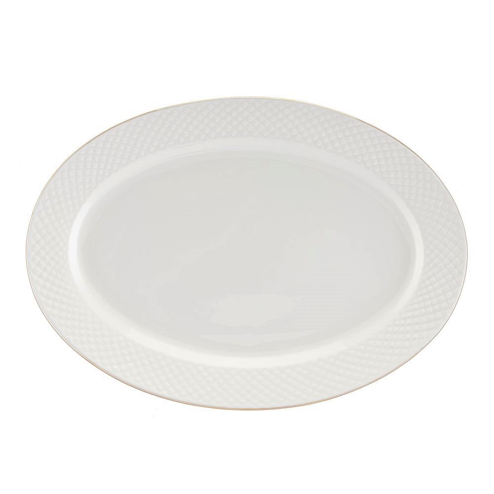 Półmisek Porcelanowy 31 Cm Bari Gold Villa Italia