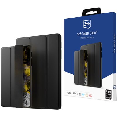 3mk Etui z klapką Soft Tablet Case do iPad Pro 11 2022/2021, czarne